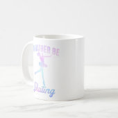 Mug Je préférerais patiner (Devant gauche)