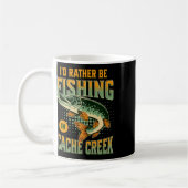 Mug Je Préférerais Pêcher Dans Cache Creek (Gauche)