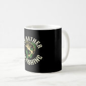 Mug Je préférerais pêcher drôle (Devant droit)