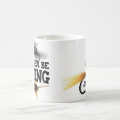 Mug "Je préférerais pêcher" Mouches de Cravate pêcheur (Centre)