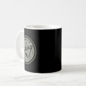 Mug Je Préférerais Pêcher ! Retro (Devant gauche)