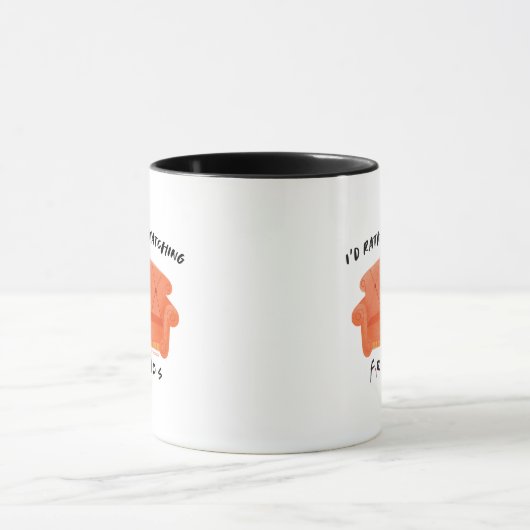 Mug Je préférerais regarder mes amis™ (Centre)
