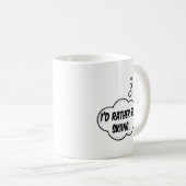 Mug Je Préférerais Skier (Devant droit)