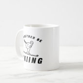 Mug Je Préférerais Skier (Devant gauche)