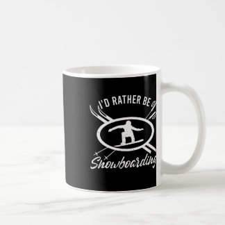 Mug Je Préférerais Snowboard Funny Snowboarder Winte