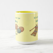 Mug Je préférerais tricoter. (Centre)
