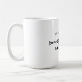 Mug Je prendrai mon café en intraveineuse (Gauche)