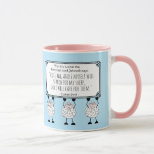 Mug « Je prendrai soin de mes brebis » 