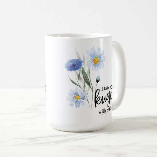 Mug Je Prends Mon Kugel Avec Des Raisins (Devant droit)