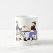 Mug Je prends tout avec café Citation Filles Amis (Centre)