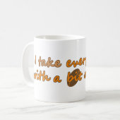 Mug Je prends tout avec un peu de café (© Mira) (Devant gauche)