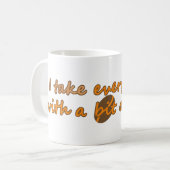 Mug Je prends tout avec un peu de café (© Mira) (Devant gauche)