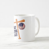 Mug Je prie avant de jouer à Basebal Game (Devant droit)
