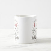 Mug Je prie parce que Dieu écoute Citation chrétienne (Centre)