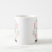 Mug Je prie parce qu'Il est saint Citation chrétienne (Centre)