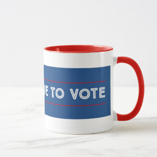 MUG JE PROMETS DE VOTER