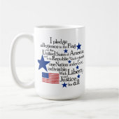 Mug Je promets l'allégeance au drapeau de l'Union (Gauche)