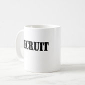 Mug Je recrute (Devant gauche)