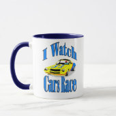 Mug Je Regarde La Course Des Voitures (Gauche)