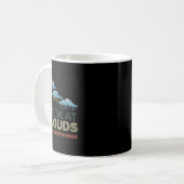 Mug Je Regarde Les Nuages Drôle Météorologie Météorolo (Devant gauche)