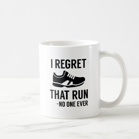 Mug Je regrette cette course (Droite)