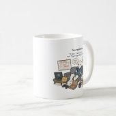 Mug Je remets à plus tard Je sais que je devrais Meme (Devant droit)