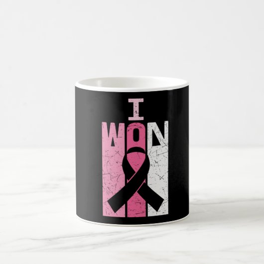 Mug Je remporte le combat de sensibilisation au cancer (Centre)