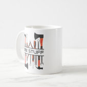 Mug Je répare les hommes, les outils, drôle d'annivers (Devant gauche)