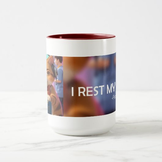 Mug "Je repose mon Coque" de Fergus MacFluff (Centre)