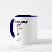 Mug Je respire Golf (Devant gauche)