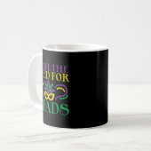 Mug Je Ressens Le Besoin De Perles Drôle Louisiana Mar (Devant gauche)