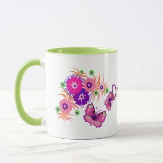 Mug Je Rêve De Papillons (Gauche)