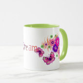 Mug Je Rêve De Papillons (Devant droit)