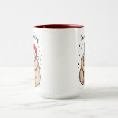 Mug Je rêve d'un Noël de vin (Centre)