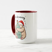 Mug Je rêve d'un Noël de vin (Devant gauche)