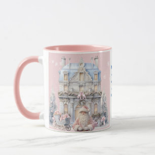 Mug Je rêve d'une Mug de Noël rose