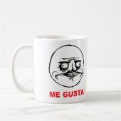 Mug je rofl de lol d'humour de meme de visage de rage (Gauche)