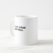 Mug Je sais ce que les filles aiment (Devant gauche)