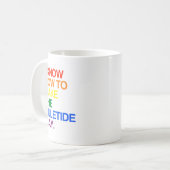 MUG JE SAIS FAIRE L'HOMOSEXUEL DE MARÉE DE NOËL - .PNG (Devant gauche)
