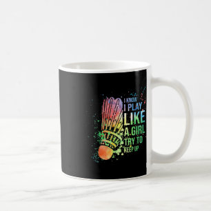 Mug Je Sais Que Je Joue Comme Une Fille Essaie De Gard