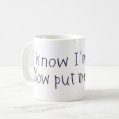 Mug Je sais que je suis mignon (Devant gauche)