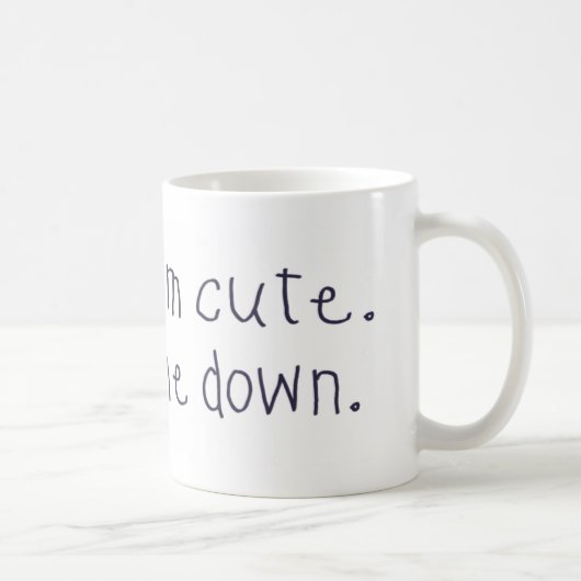 Mug Je sais que je suis mignon (Droite)