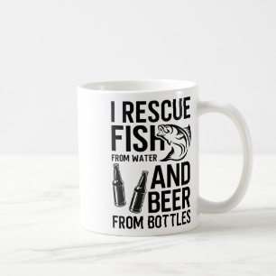Mug Je sauve des poissons de l'eau et de la bière des