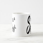 Mug Je Sens Des Citations D'Hiver Blanches Noires De N (Centre)