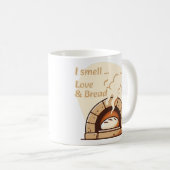 Mug Je sens l'amour et le pain (Devant droit)