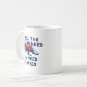Mug Je sens le besoin le besoin de vitesse (Devant gauche)