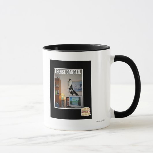 Mug Je sens le danger (Droite)