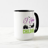 Mug Je sens les enfants Halloween (Devant droit)