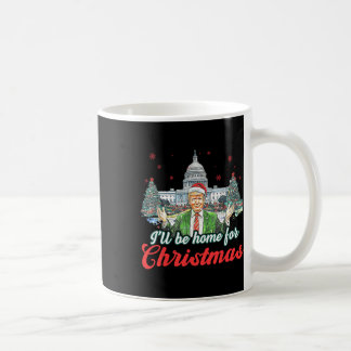 Mug Je serai à la maison pour Noël Funky Père Noël Tru