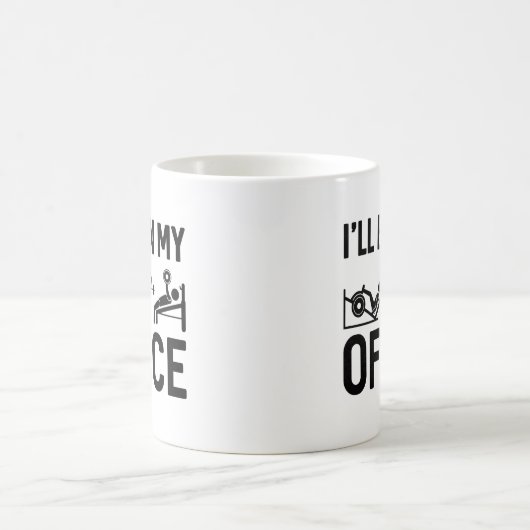 Mug Je serai dans mon bureau (Centre)